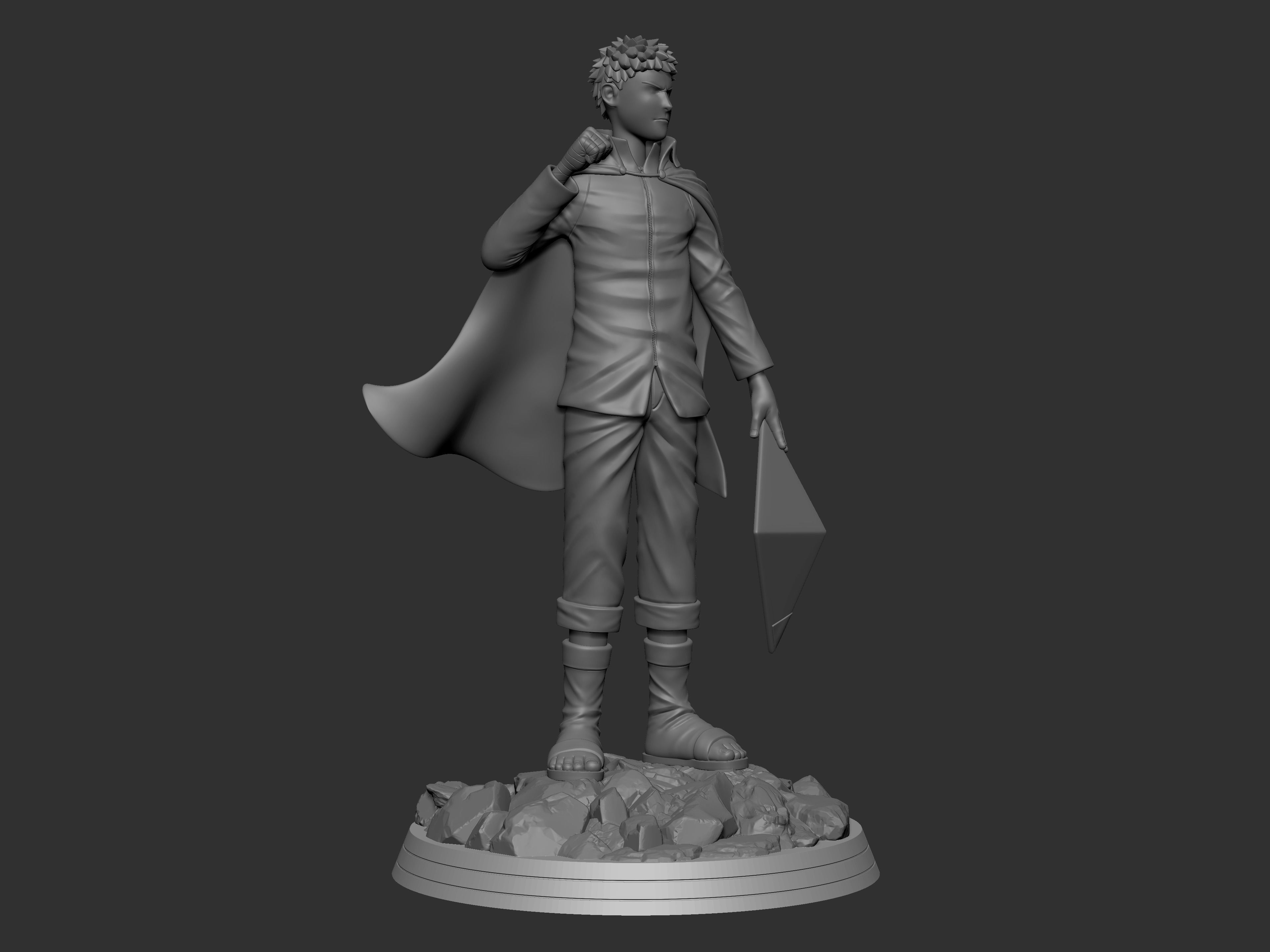 Naruto Hokage 3D print model_6