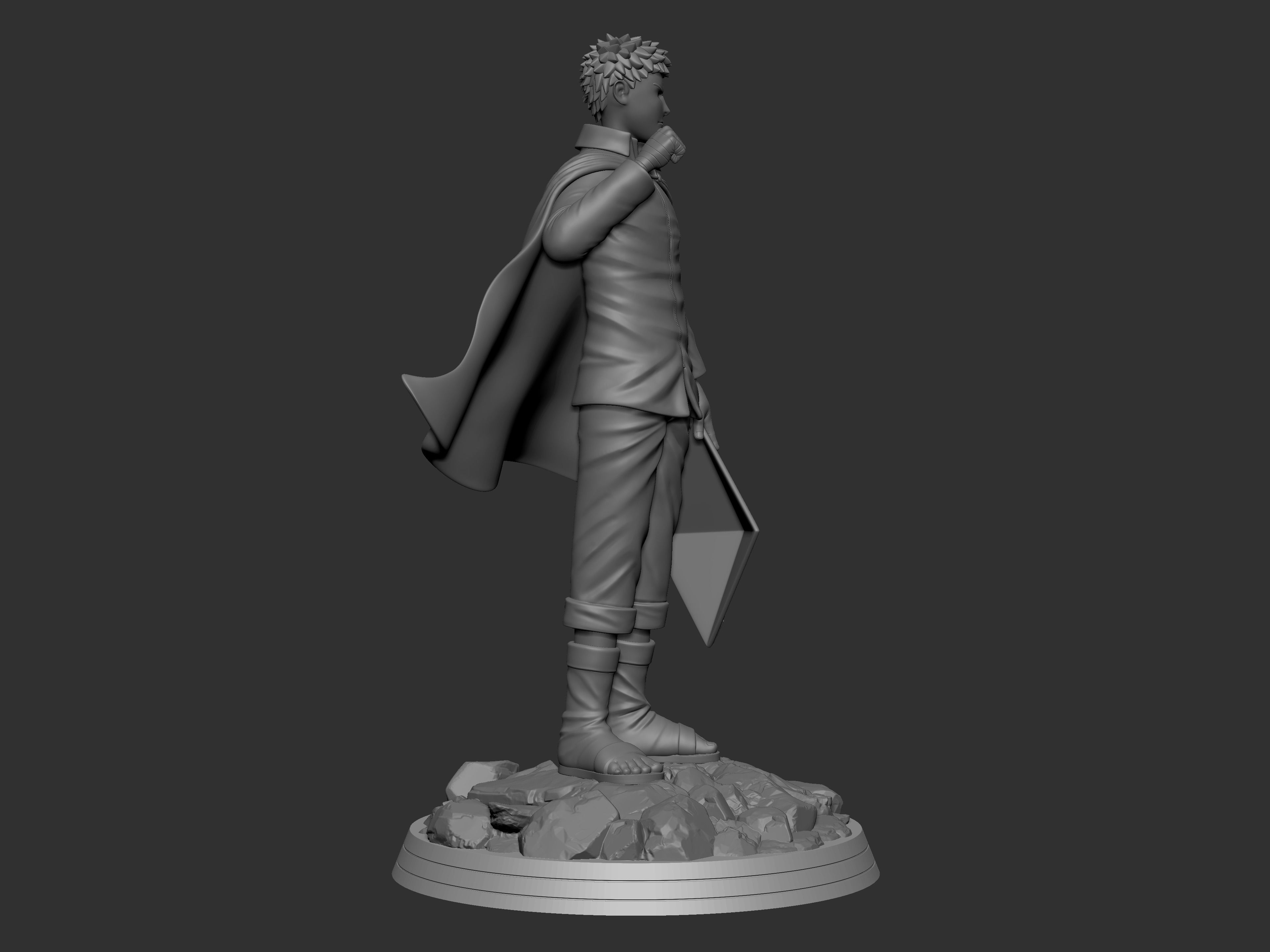 Naruto Hokage 3D print model_7