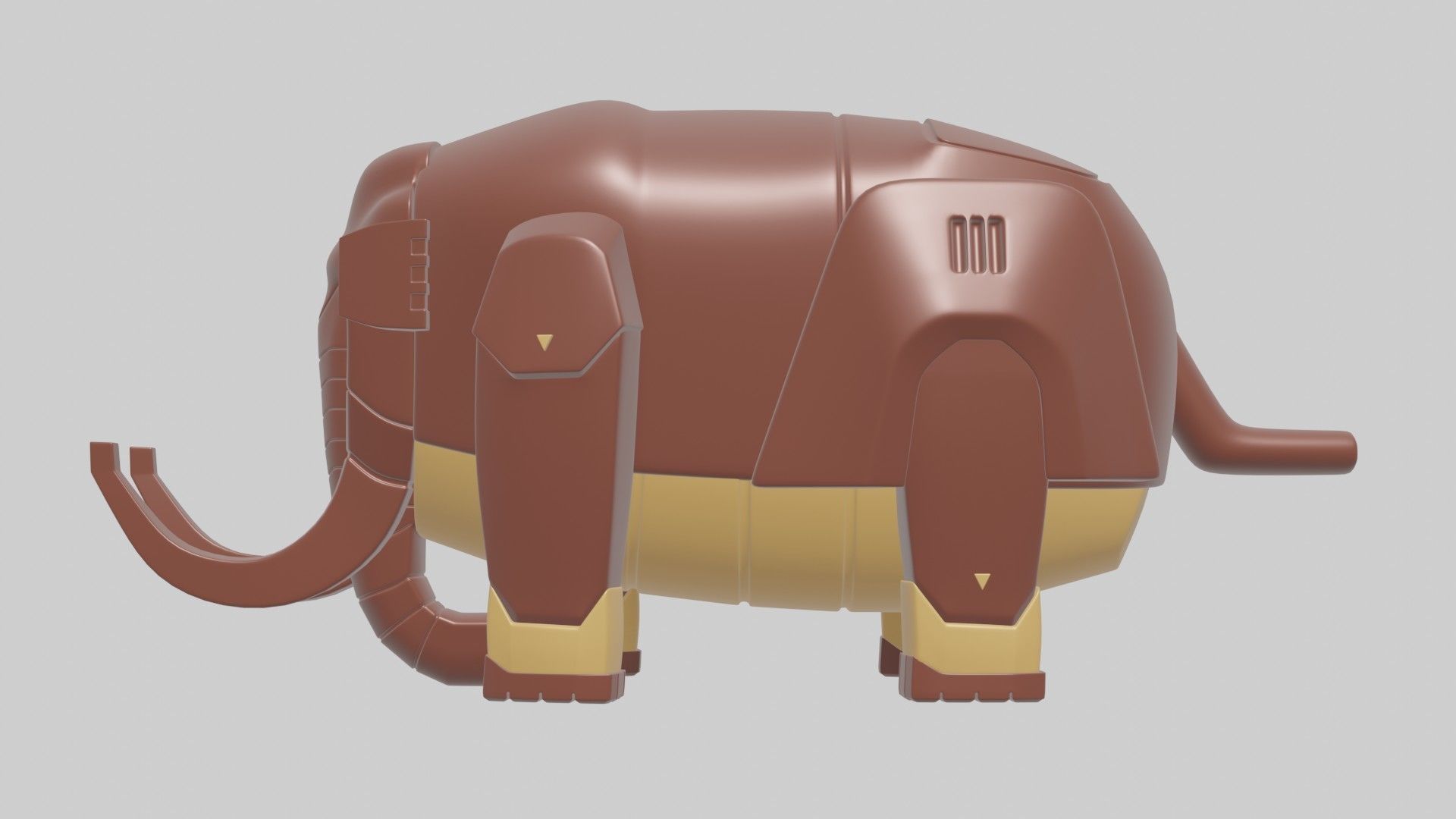 Robot Character 03 - RC03 3D print model_3