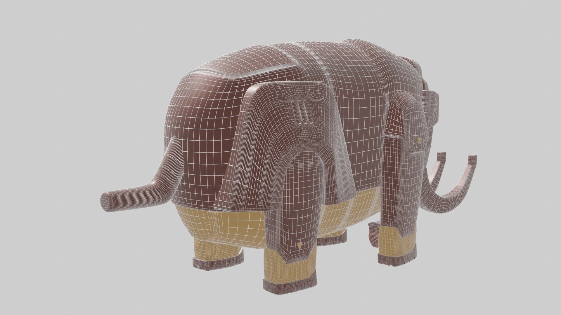 Robot Character 03 - RC03 3D print model_7