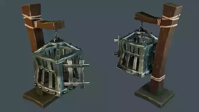 Stylized prison cell