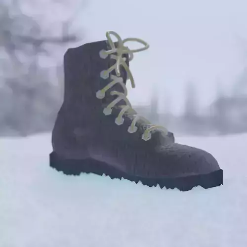 simple boot 3D model