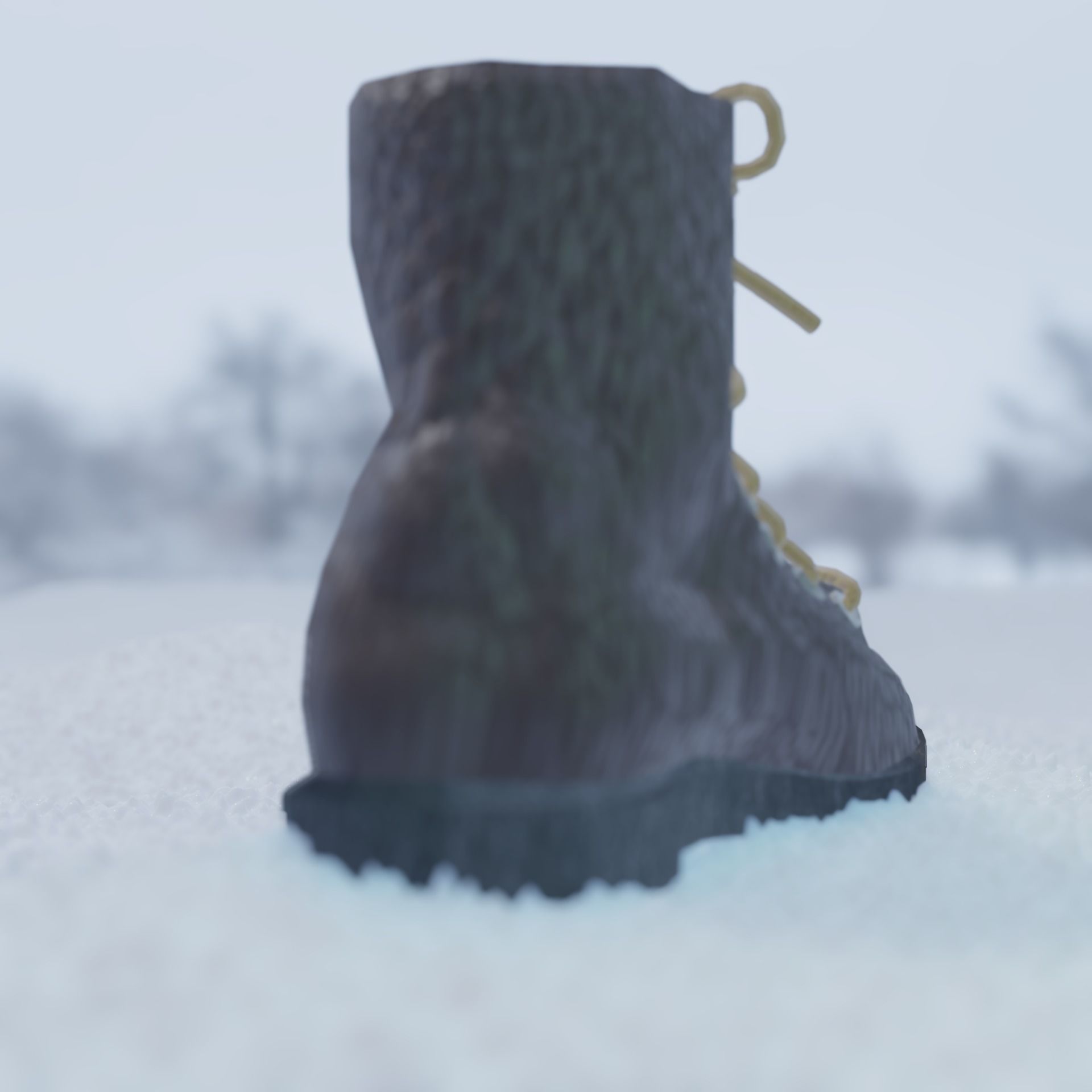 simple boot 3D model_1