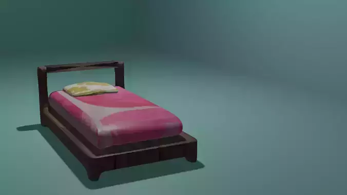 Bed in Bedroom