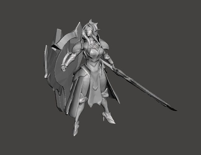 Solar Eclipse Leona 3D Model 3D print model