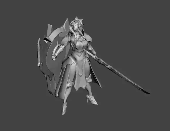 Solar Eclipse Leona 3D Model