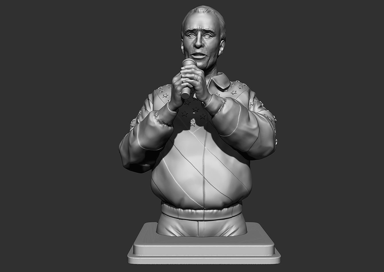 Lee Greenwood 3D print model_3