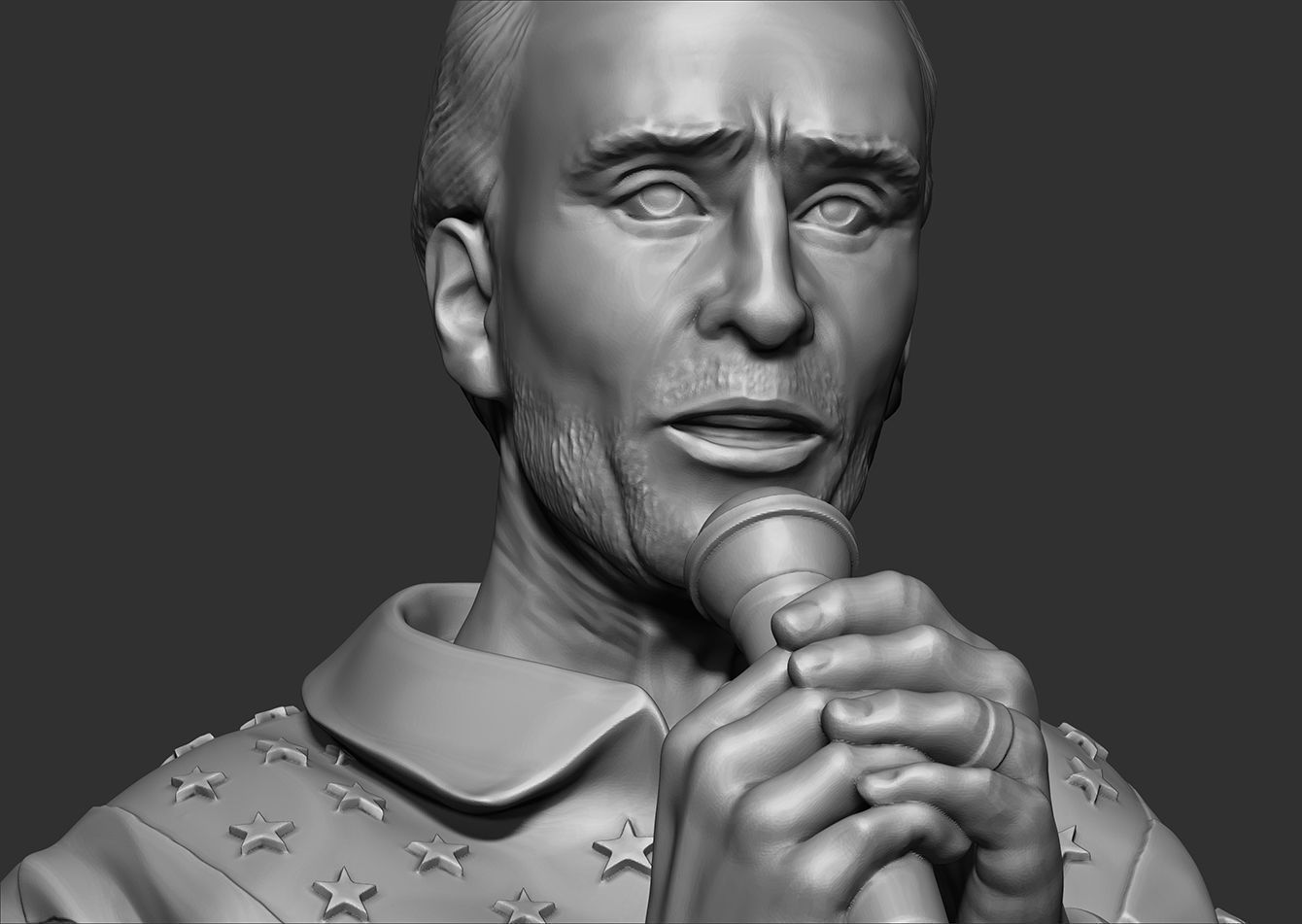 Lee Greenwood 3D print model_2