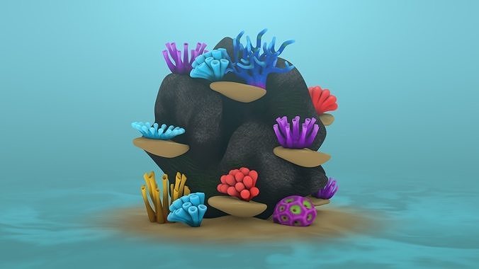 Coral Reef 3D model