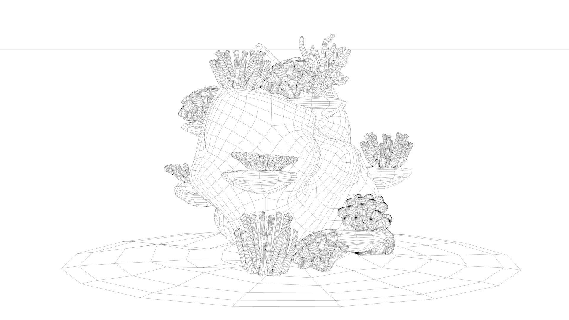 Coral Reef 3D model_12