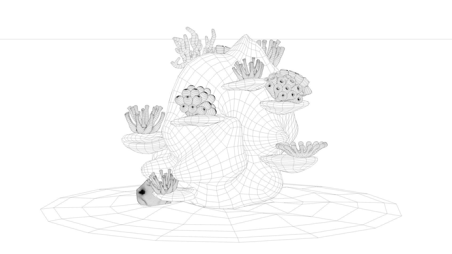 Coral Reef 3D model_15