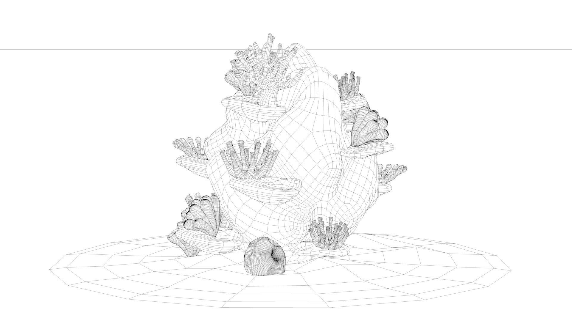 Coral Reef 3D model_16