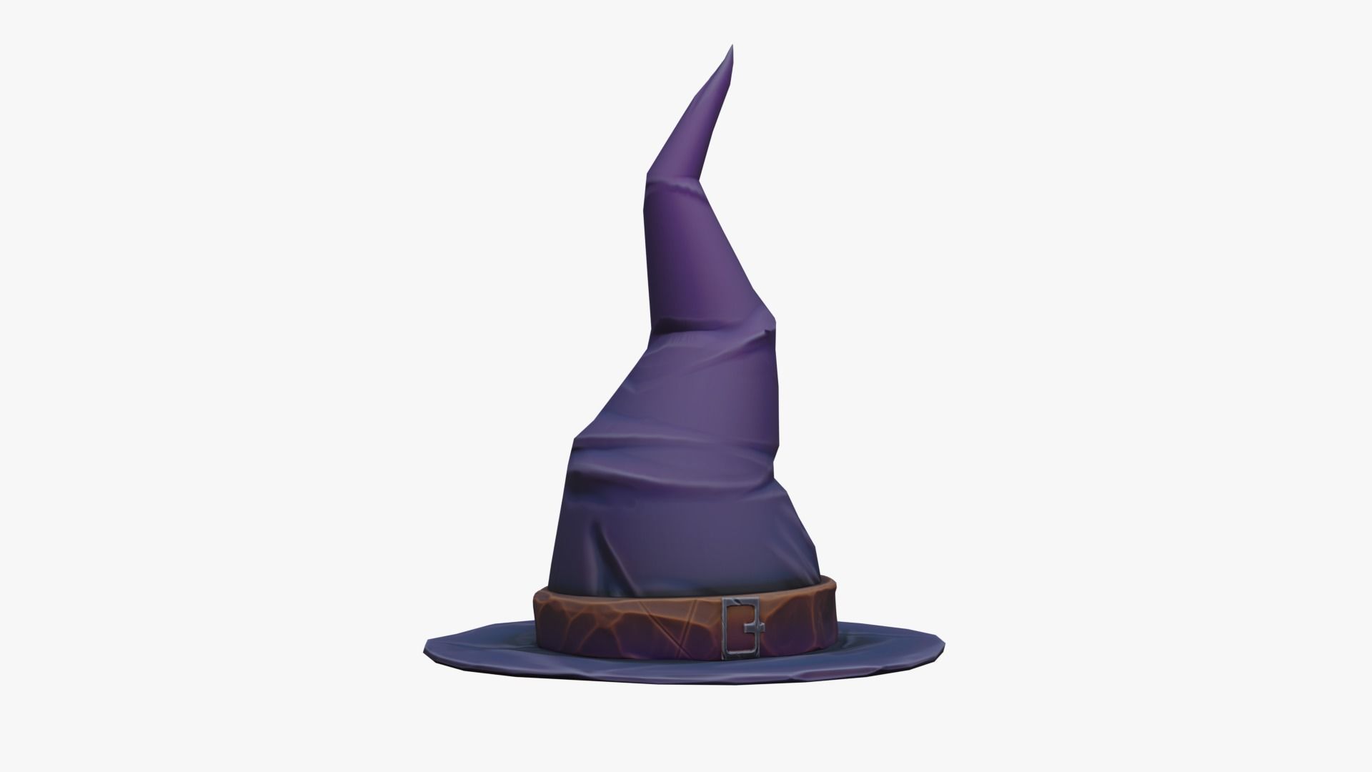 Wizard Hat Low-poly 3D model_3