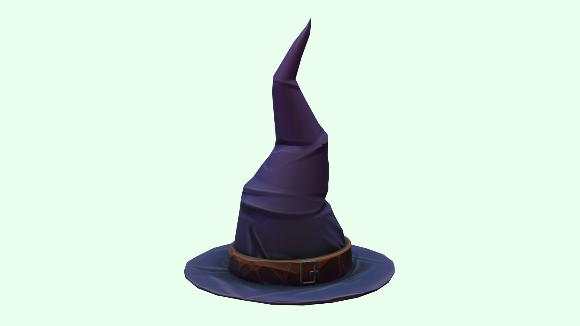Wizard Hat Low-poly 3D model_8