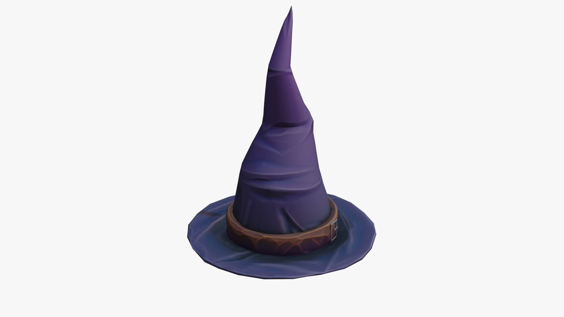 Wizard Hat Low-poly 3D model_4