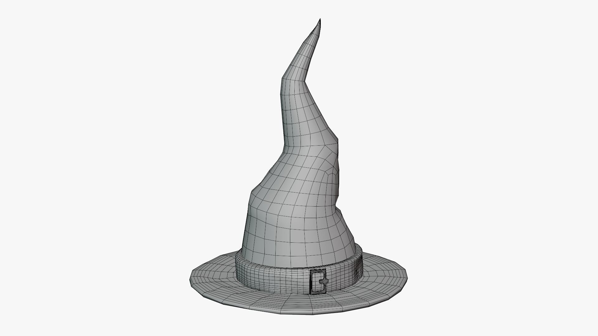 Wizard Hat Low-poly 3D model_11