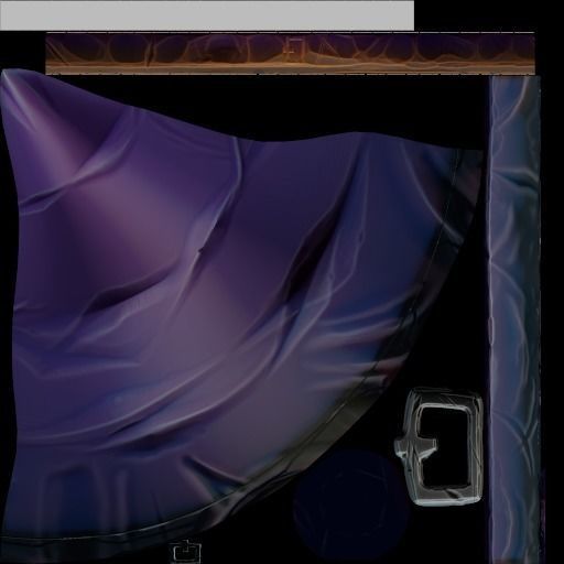 Wizard Hat Low-poly 3D model_10