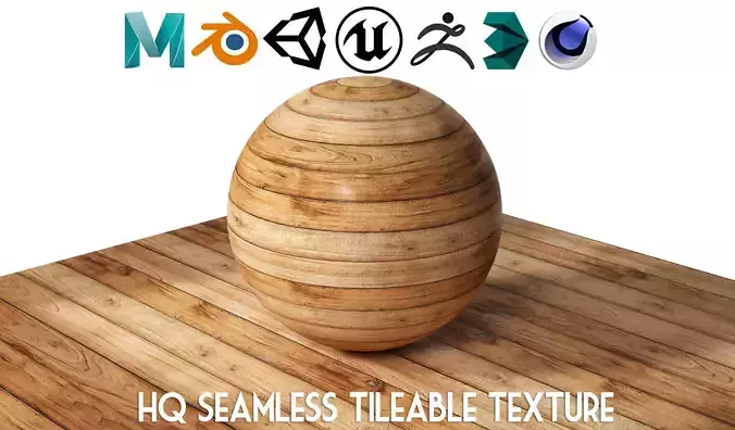 Wood Plank Seamless Tileable HQ Texture