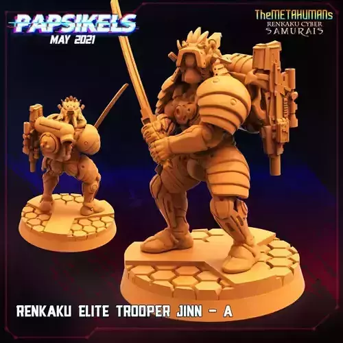 RENKAKU RED ELITE TROOPER JINN - A