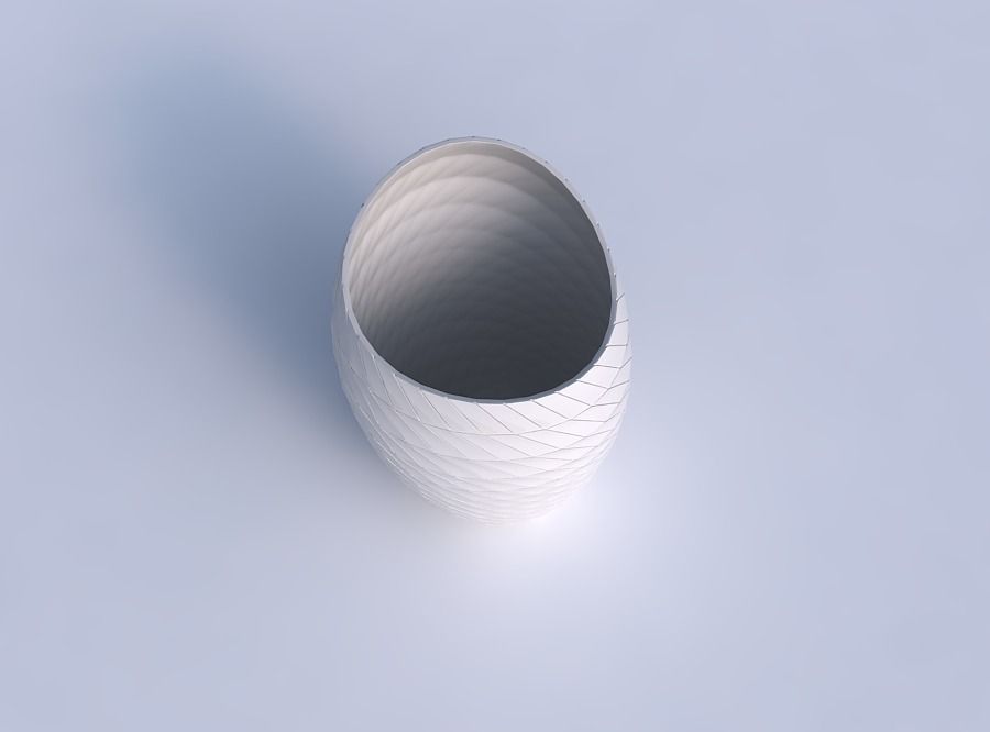 Bowl Spheric Lattice with grid plates 3D print model_1