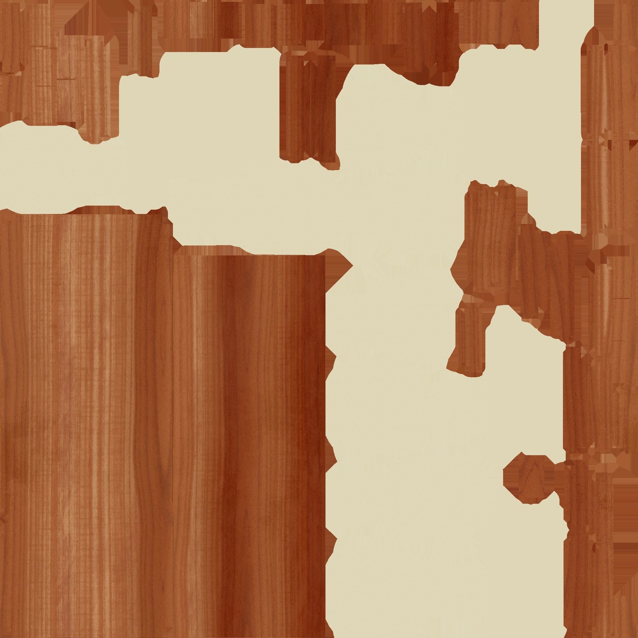 Dinning Table 62 - Beige Wood - Furniture Interior Design Low-poly 3D model_17