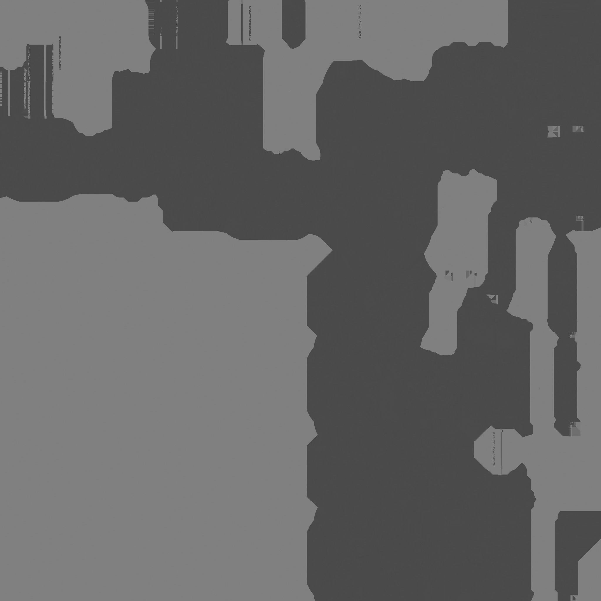 Dinning Table 64 - Dark Wood - Furniture Interior Design Low-poly 3D model_19