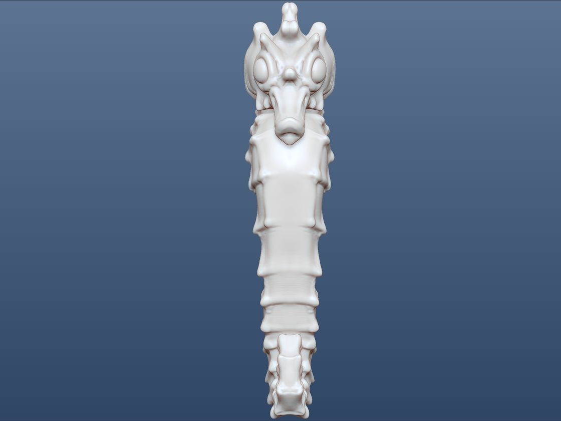 3d Printable Animal Seahorse 3D print model_9