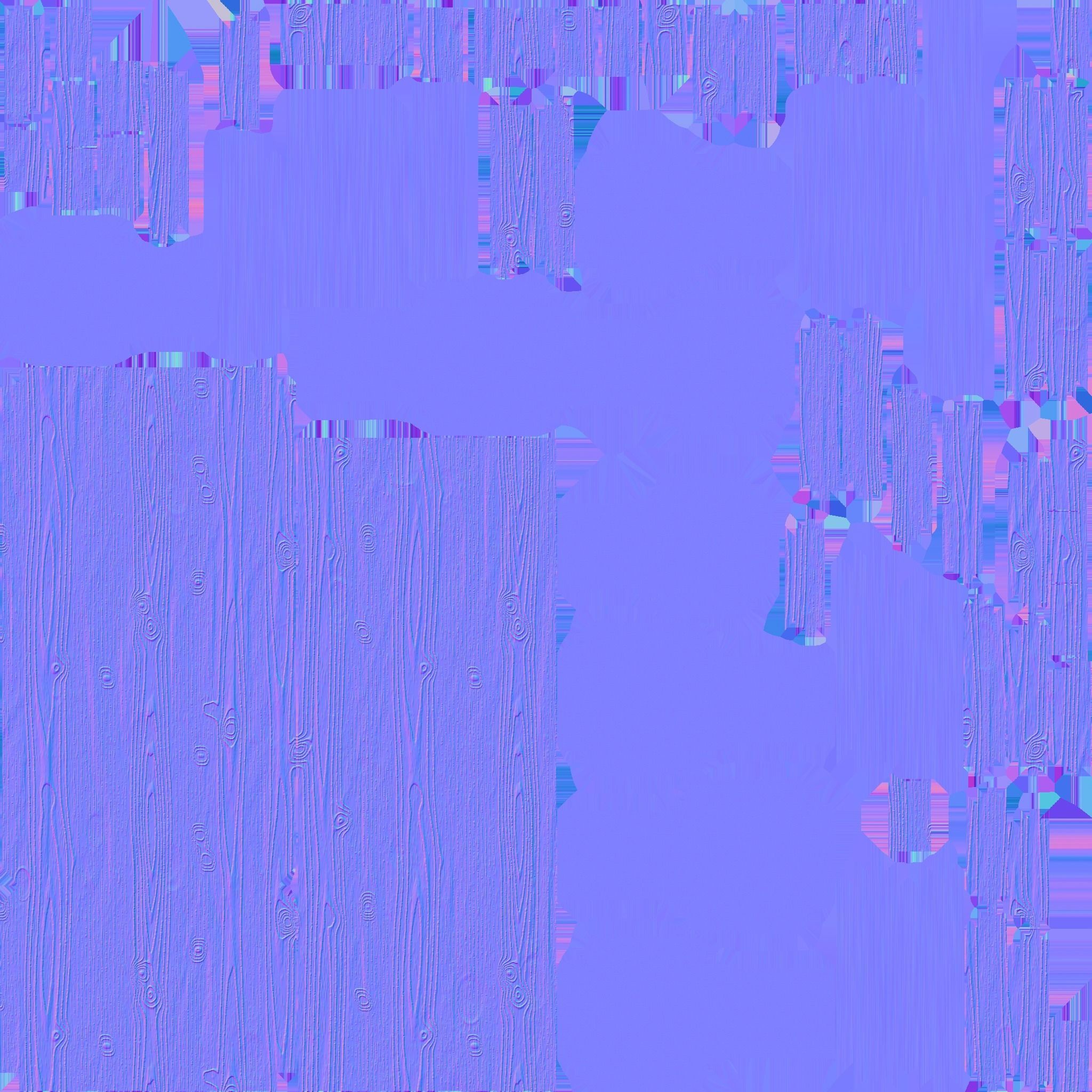 Dinning Table 69 - Gray Wood - Furniture Interior Design Low-poly 3D model_19