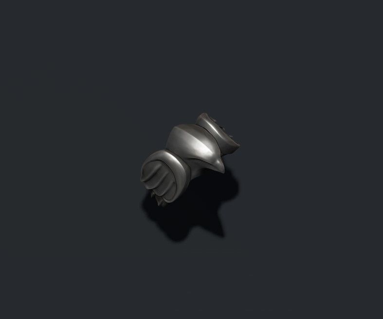 Falcon ring 3D print model_5