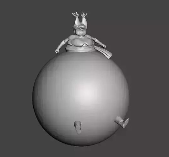 Monna Giant Ball 3D Model 3D print model