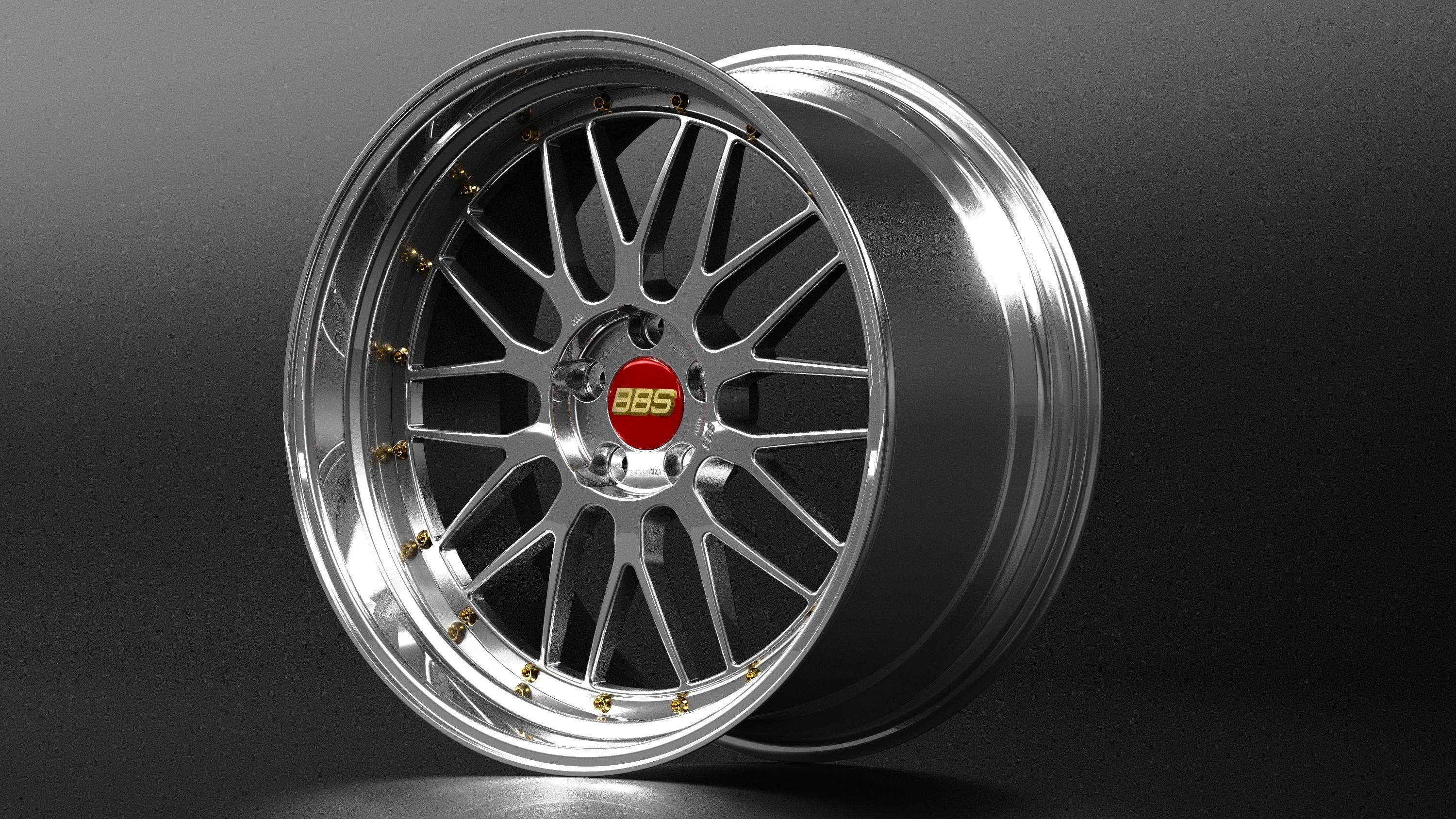 BBS LM 239 Racing 3D model_1