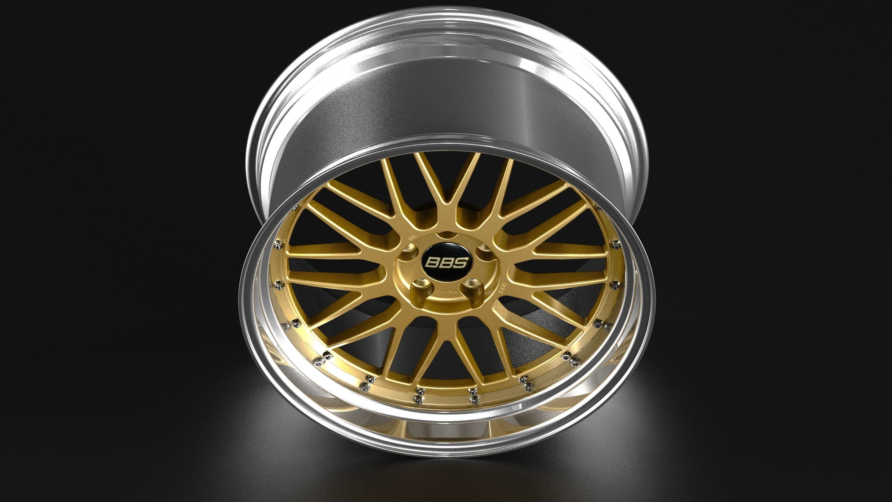 BBS LM 239 Racing 3D model_4
