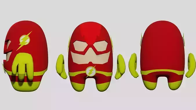 Ninja Among Us character pack Low-poly 3D model