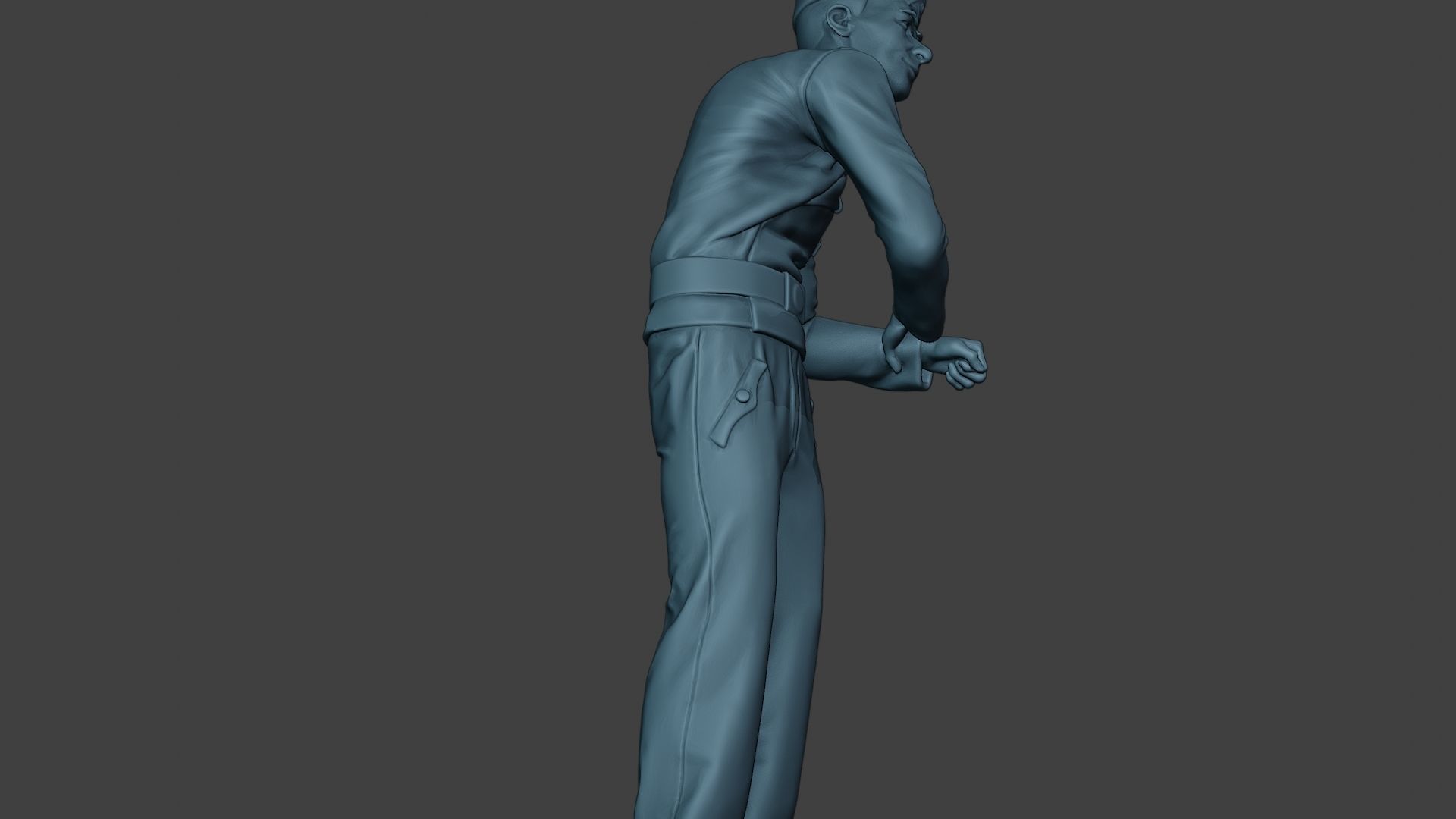 German Tank Crew unit ww2 On Hole GTC1 3D print model_29