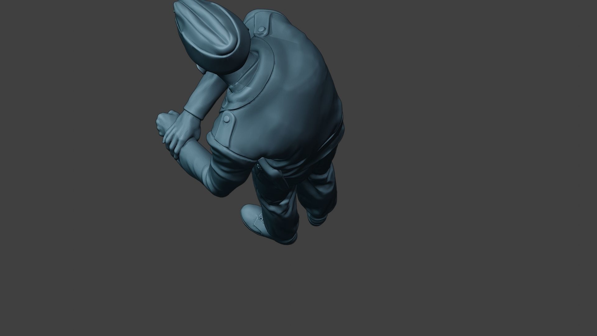 German Tank Crew unit ww2 On Hole GTC1 3D print model_16