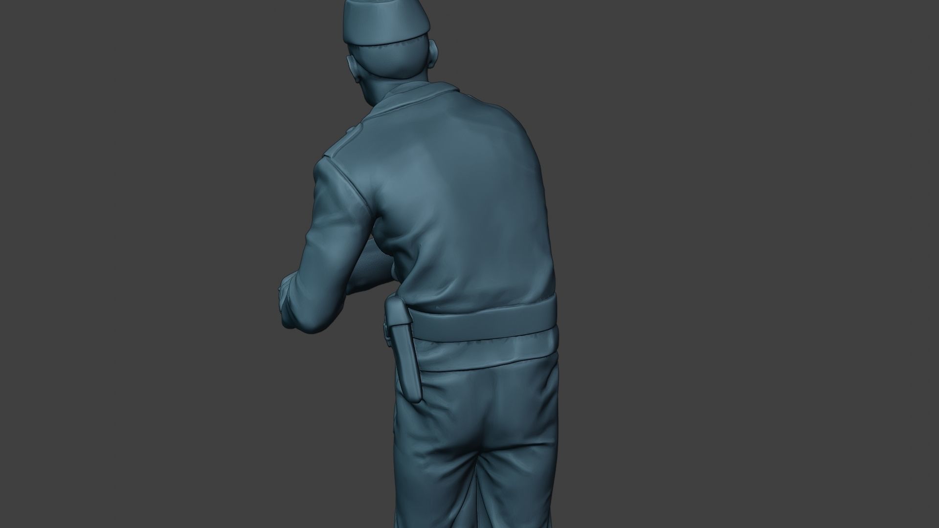 German Tank Crew unit ww2 On Hole GTC1 3D print model_21