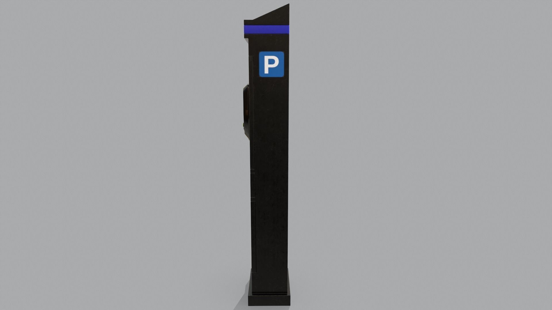 Parking Meter Low-poly 3D model_29