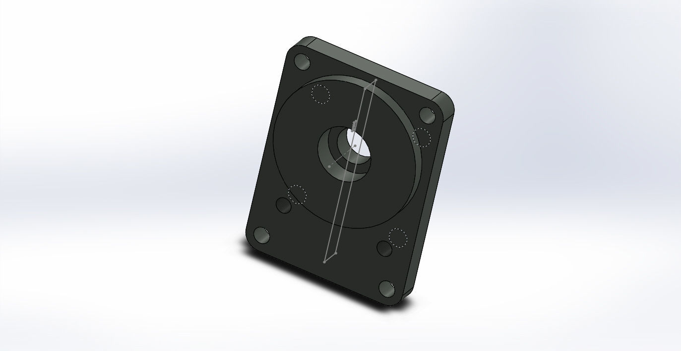 Gear oil pump  3D print model_4