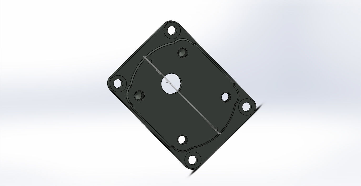 Gear oil pump  3D print model_12