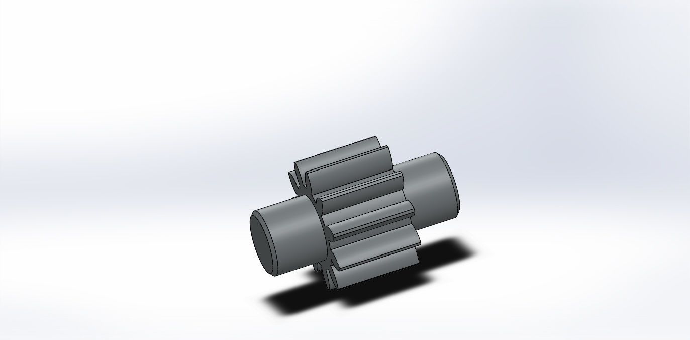 Gear oil pump  3D print model_5