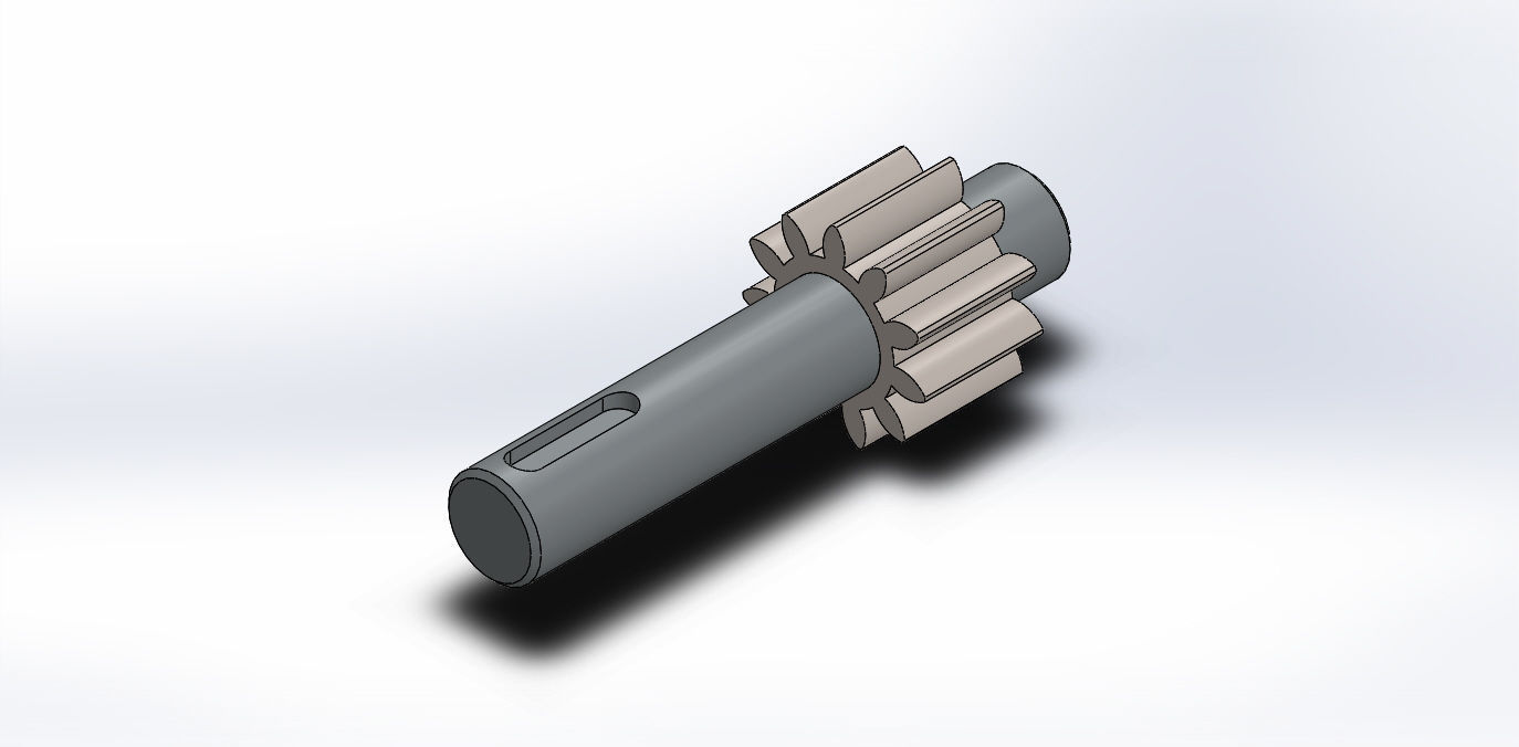 Gear oil pump  3D print model_3