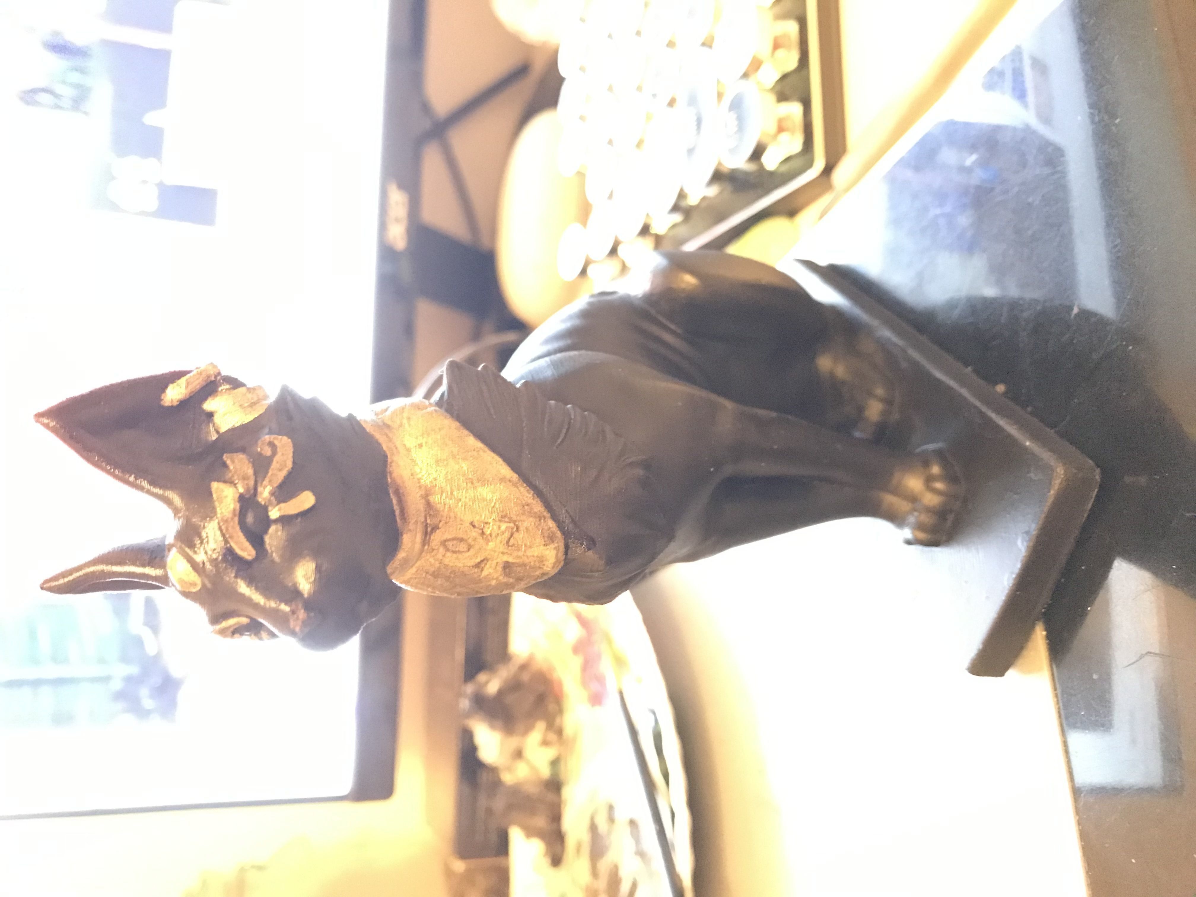 3d Printable Cat Egyptian Sphynx 3D print model_4