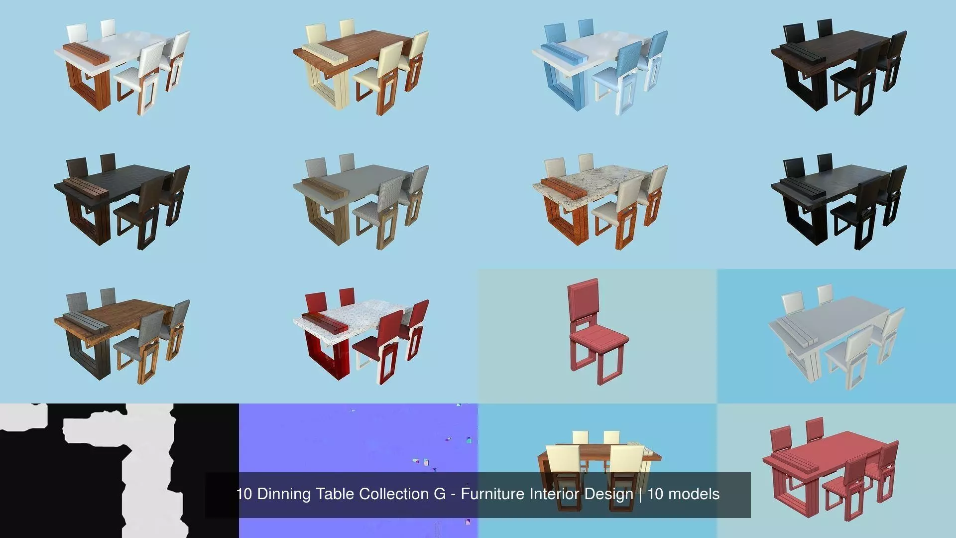 10 Dinning Table Collection G - Furniture Interior Design _1