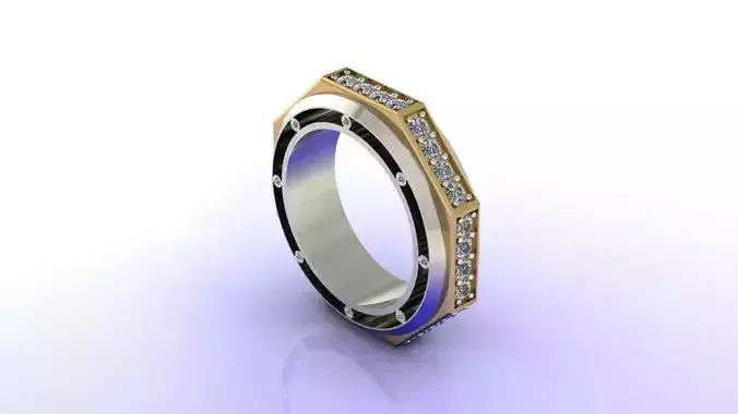 ring with gems