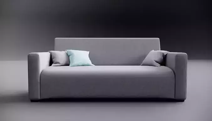 4 PIECE SOFA-FAMILY FOR REVIT 3D model
