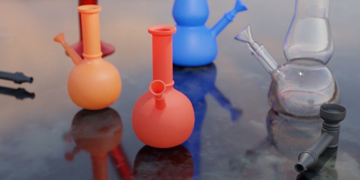 Bong 3D Model Collection Low-poly 3D model_11