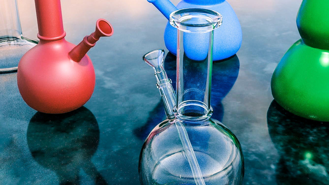 Bong 3D Model Collection Low-poly 3D model_3