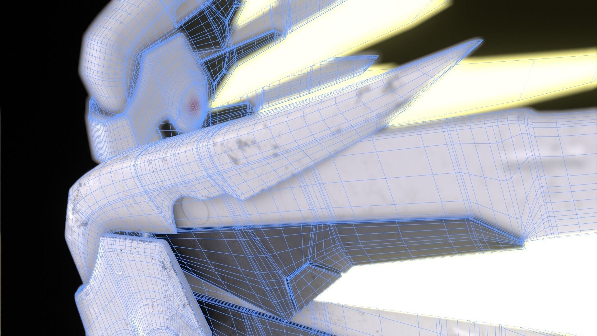 Wings from the game Overwatch 3D model_5