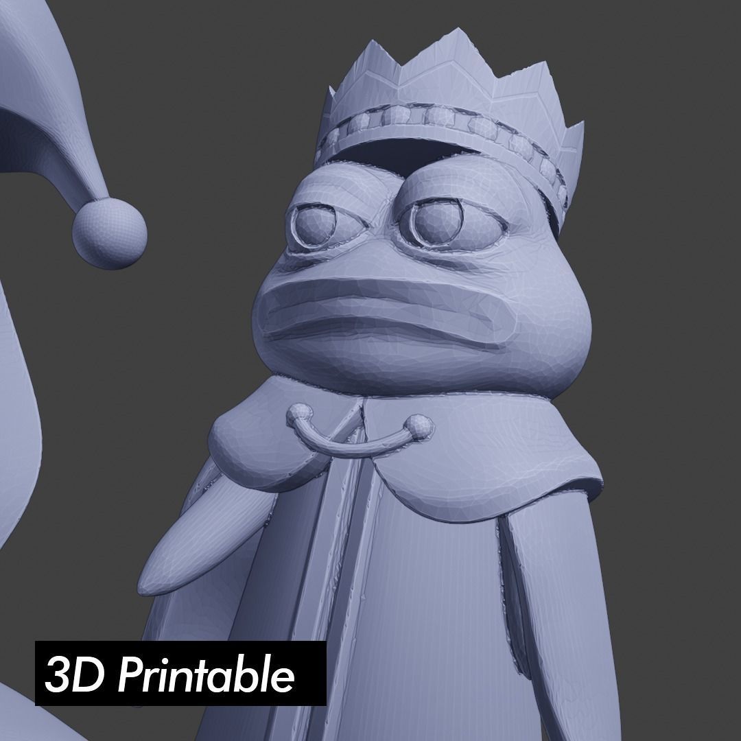 Jester Pepe Low-poly 3D model_20