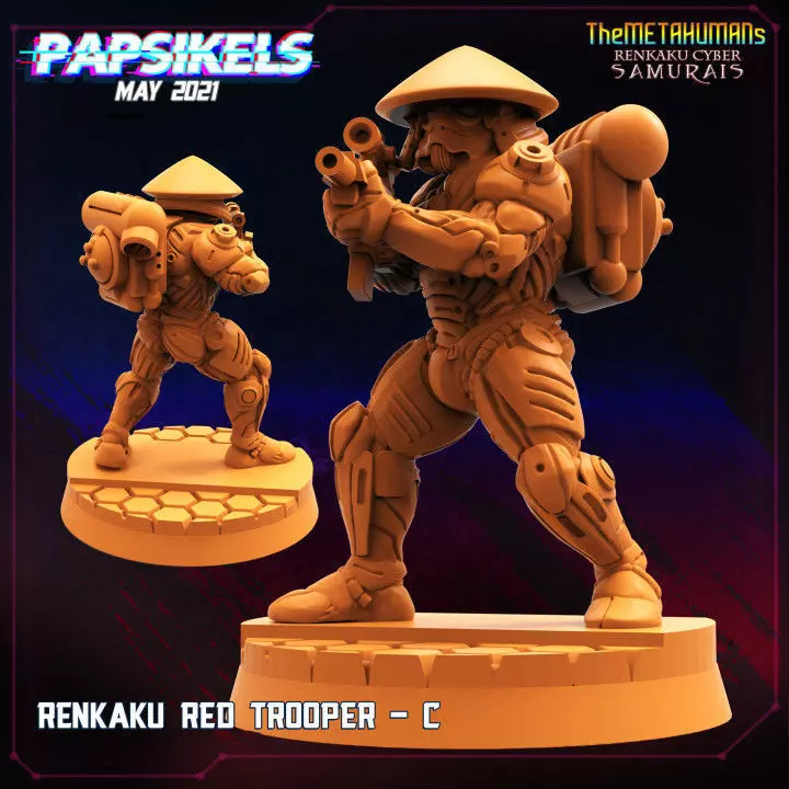 RENKAKU RED TROOPER - C 3D print model_0